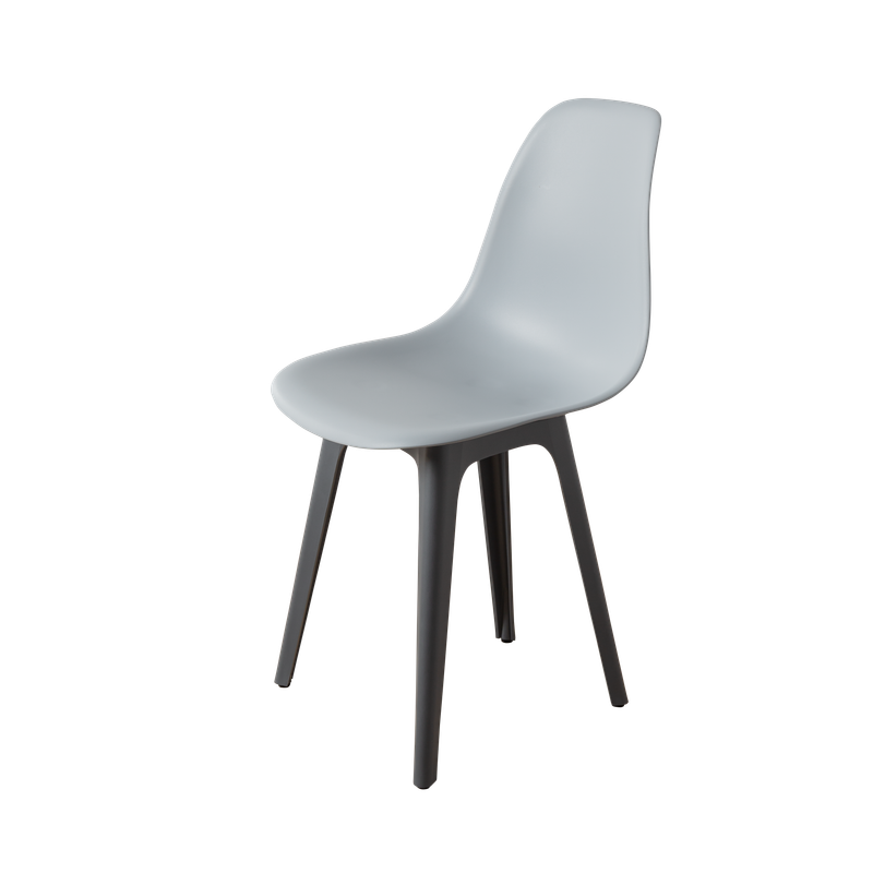 DERSTUHL Стул пластиковый Plast Dark Grey Eames