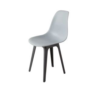 DERSTUHL Комплект стульев пластиковых 4 шт Plast Dark Grey Eames
