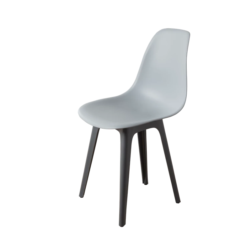 DERSTUHL Стул пластиковый Plast Dark Grey Eames (изображение №1)