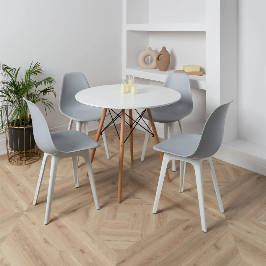 DERSTUHL Стул пластиковый Plast White Eames (изображение №2)