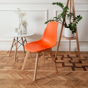 Второе фото. DERSTUHL Комплект стульев пластиковых 2 шт Grand Wood Eames