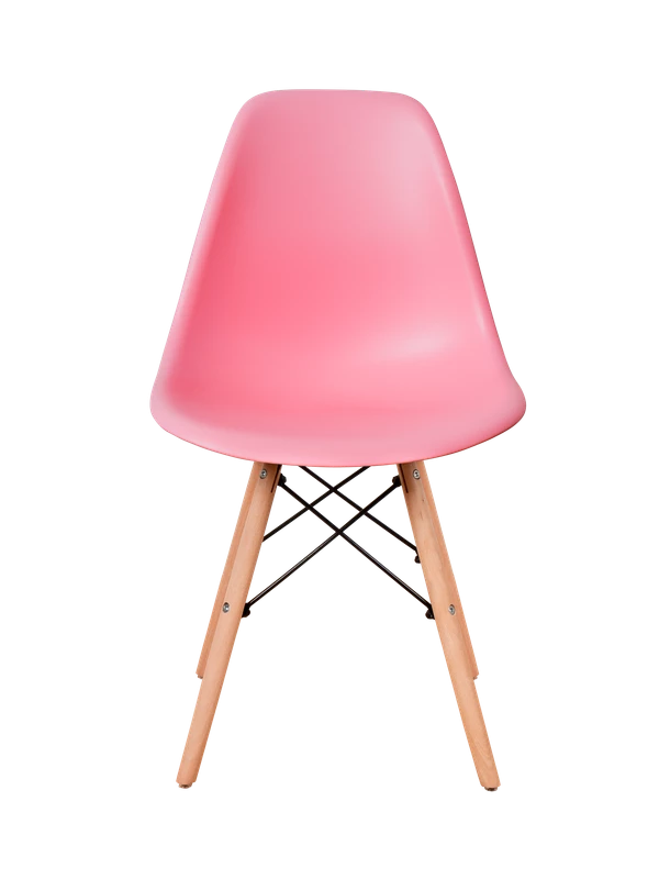 DERSTUHL Комплект стульев пластиковых 4 шт Wood Eames (изображение №3)