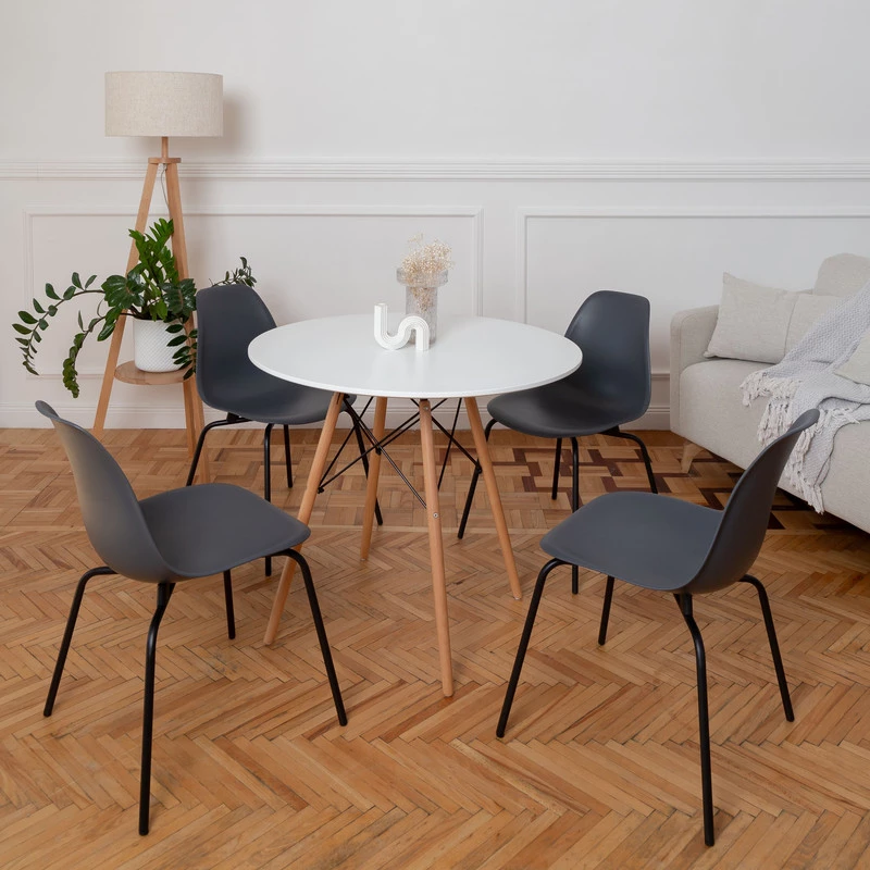 DERSTUHL Стул пластиковый Elegant Black Eames (изображение №2)