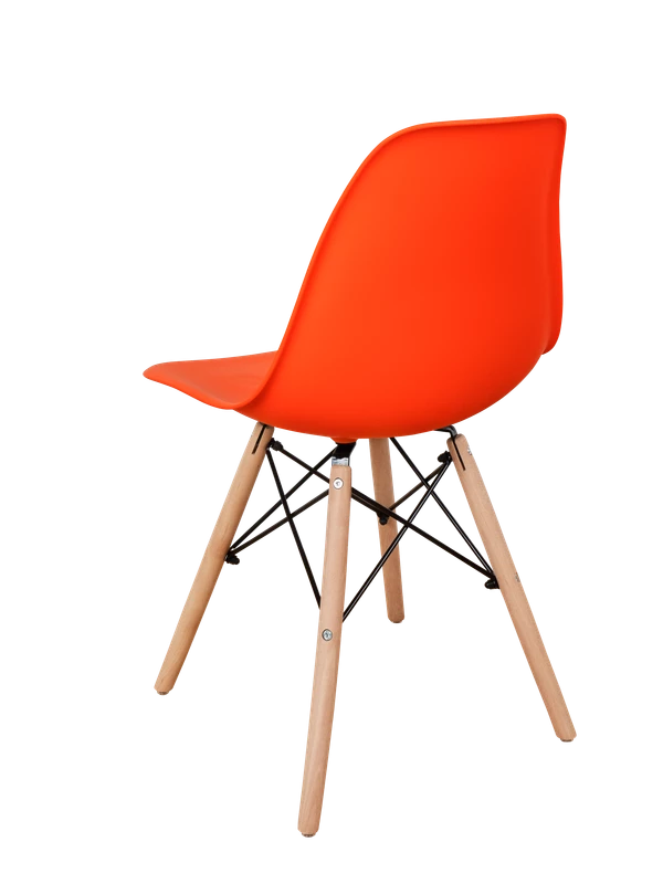 DERSTUHL Комплект стульев пластиковых 4 шт Wood Eames (изображение №5)
