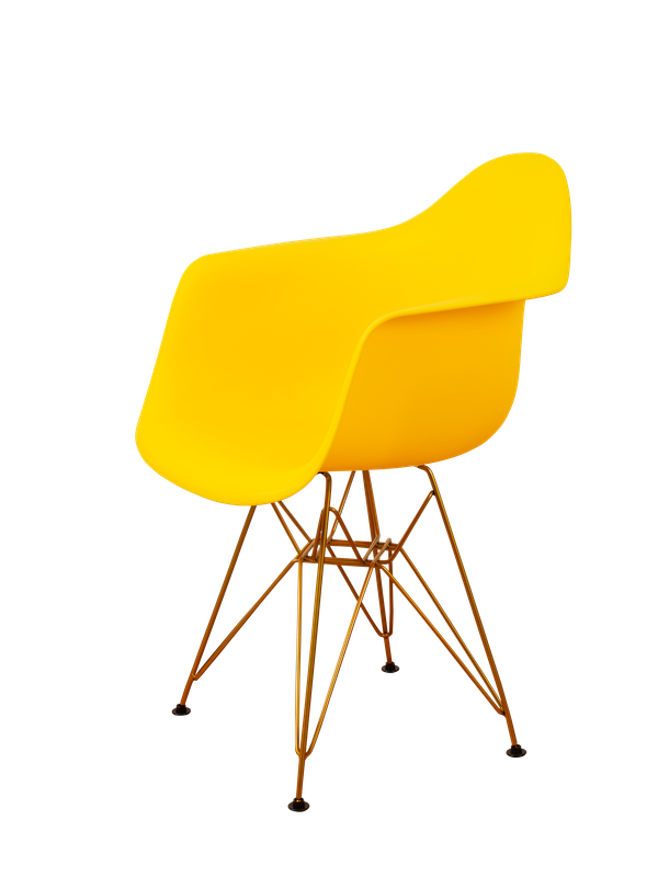 DERSTUHL Комплект стульев пластиковых 2 шт Gold Eames
