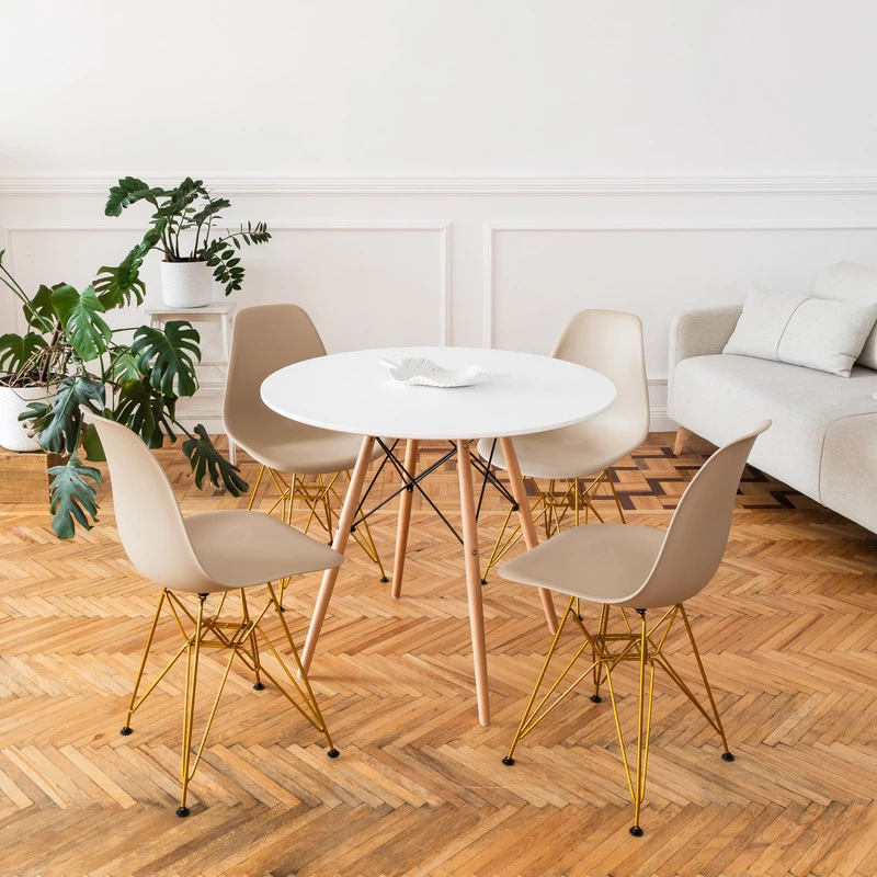 DERSTUHL Комплект стульев пластиковых 2 шт Gold Eames (изображение №2)