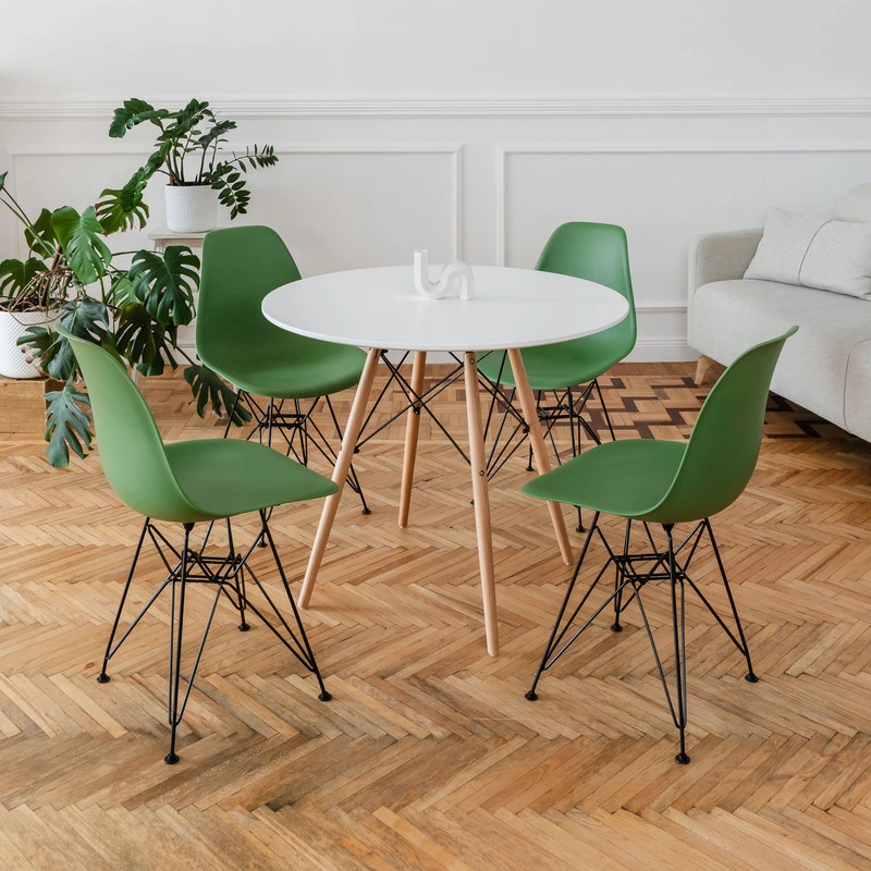 DERSTUHL Комплект стульев пластиковых 2 шт Black Eames (изображение №2)