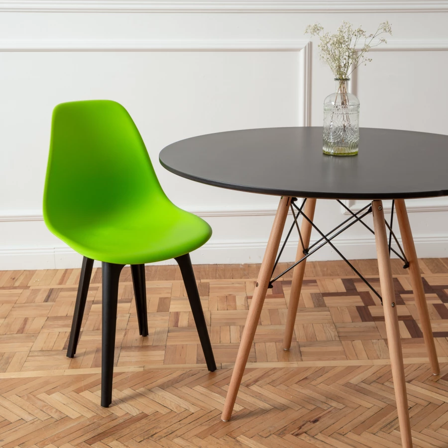 DERSTUHL Комплект стульев пластиковых 4 шт Plast Eames (изображение №2)