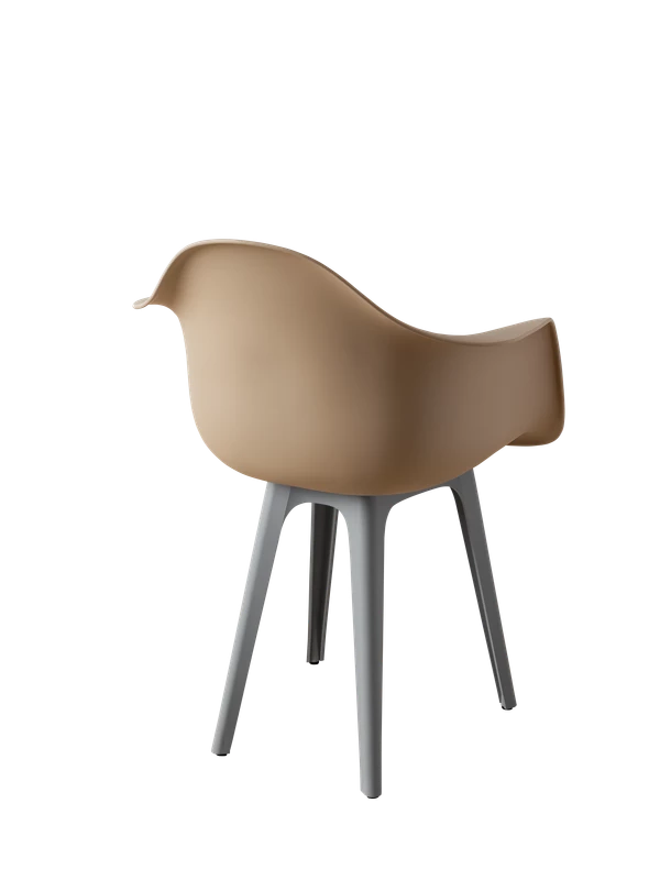 DERSTUHL Комплект стульев пластиковых 4 шт Plast Grey Eames (изображение №5)
