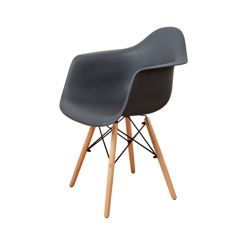 DERSTUHL Комплект стульев пластиковых 2 шт Wood Eames (изображение №1)