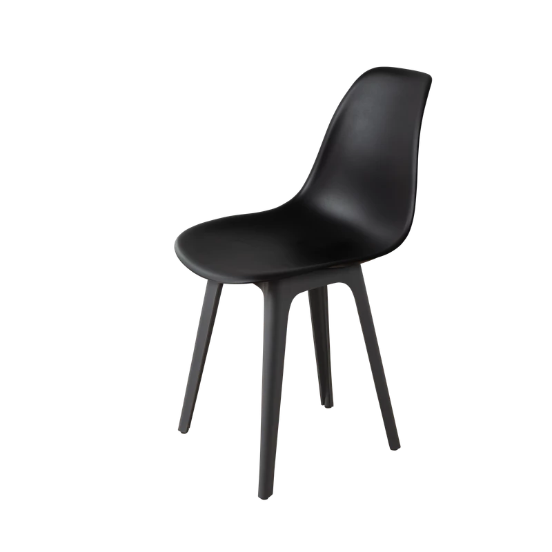 DERSTUHL Комплект стульев пластиковых 4 шт Plast Dark Grey Eames (изображение №1)