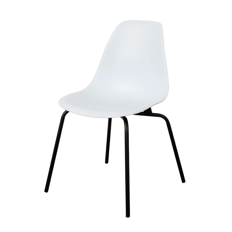 DERSTUHL Комплект стульев пластиковых 4 шт Elegant Black Eames (изображение №1)
