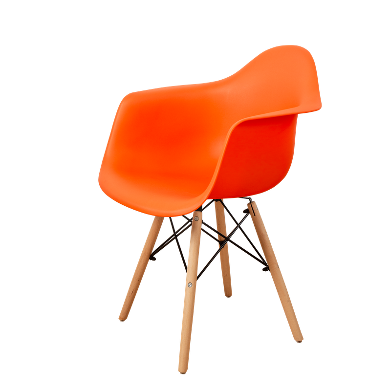 DERSTUHL Комплект стульев пластиковых 2 шт Wood Eames