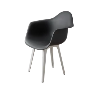 DERSTUHL Комплект стульев пластиковых 4 шт Plast White Eames