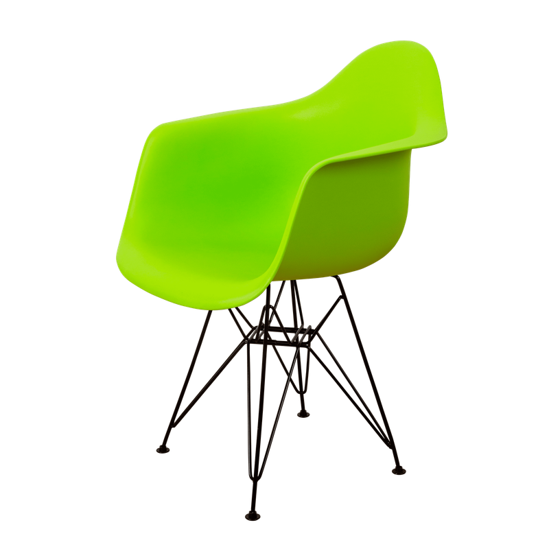 DERSTUHL Комплект стульев пластиковых 4 шт Black Eames