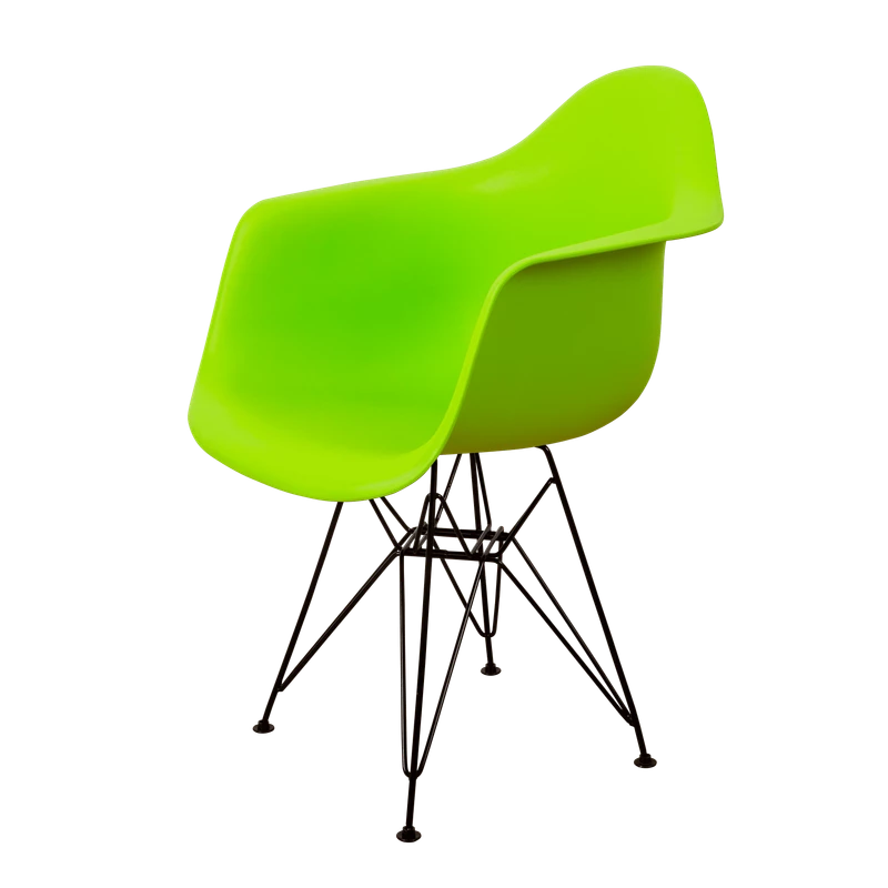 DERSTUHL Комплект стульев пластиковых 4 шт Black Eames (изображение №1)