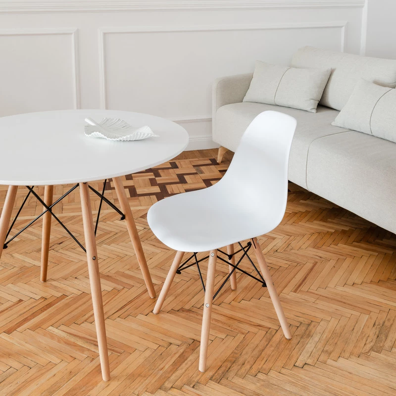DERSTUHL Комплект стульев пластиковых 4 шт Wood Eames (изображение №6)