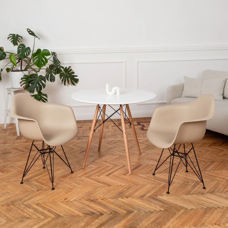 DERSTUHL Комплект стульев пластиковых 4 шт Black Eames (изображение №2)