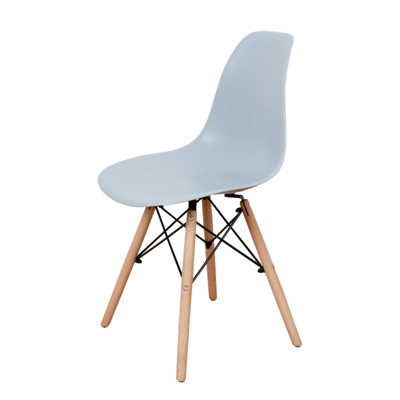 DERSTUHL Комплект стульев пластиковых 4 шт Wood Eames (изображение №1)
