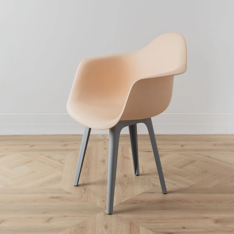 DERSTUHL Комплект стульев пластиковых 4 шт Plast Grey Eames (изображение №6)