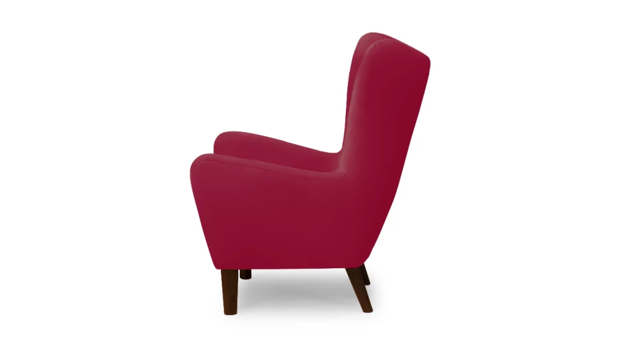 Кресло - аналог IKEA OMTANKSAM, 107х91х77 см, красный (изображение №3)