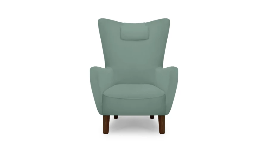 Кресло - аналог IKEA OMTANKSAM, 107х91х77 см, бирюзовый (изображение №2)