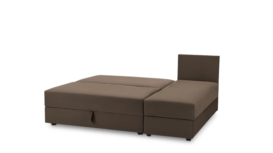 Диван - аналог IKEA VILASUND, 203х155х95 см, коричневый (изображение №7)