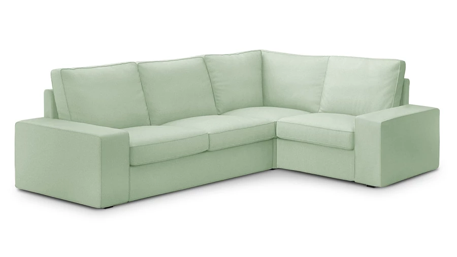Угловой диван - аналог IKEA HOIMSUND, 246х201х90 см, салатовый (изображение №1)