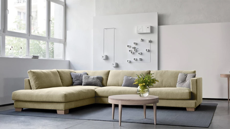 Угловой диван - аналог IKEA VIMLE, 300х221х95 см, бежевый (изображение №2)