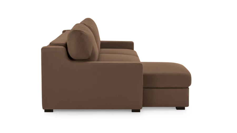 Диван - аналог IKEA KIVIK, 221х153х90 см, коричневый (изображение №4)