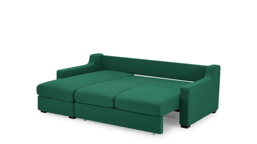 Диван - аналог IKEA KIVIK, 221х153х90 см, зеленый (изображение №5)