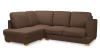 Угловой диван - аналог IKEA VIMLE, 236х190х95 см, коричневый