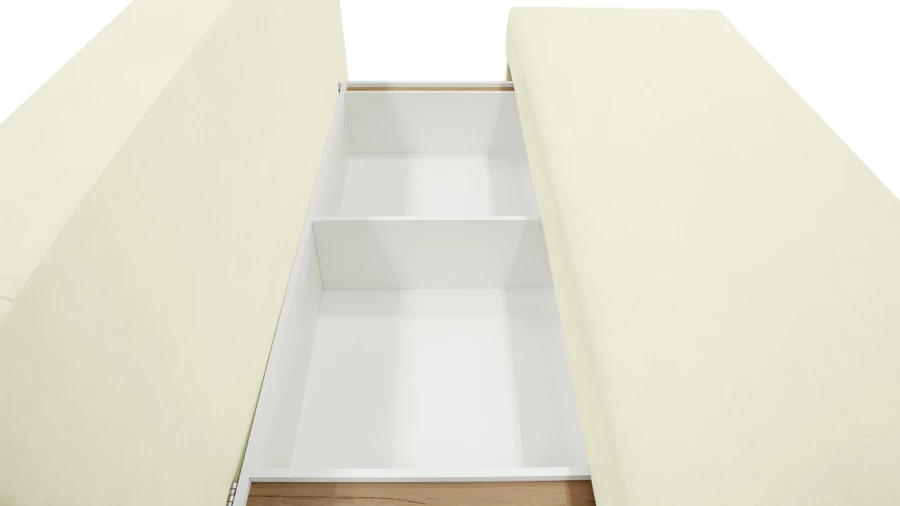 Диван - аналог IKEA VILASUND, 200х93х100 см, белый/молочный (изображение №9)