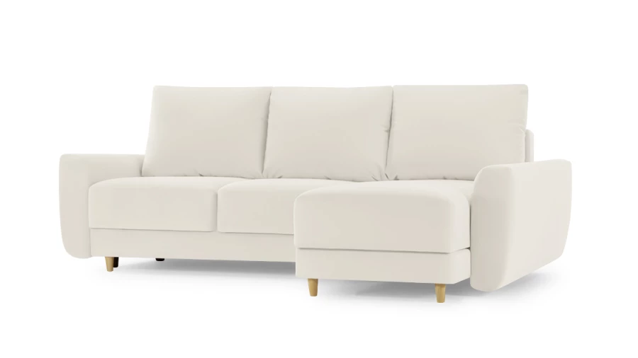 Диван - аналог IKEA FRIHETEN, 230х186х90 см, белый (изображение №1)