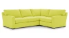 Угловой диван - аналог IKEA KIVIK, 237х191х90 см, желтый