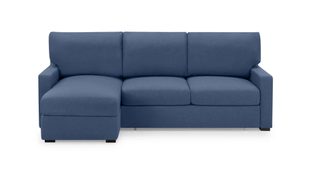 Диван - аналог IKEA KIVIK, 221х153х90 см, синий (изображение №2)