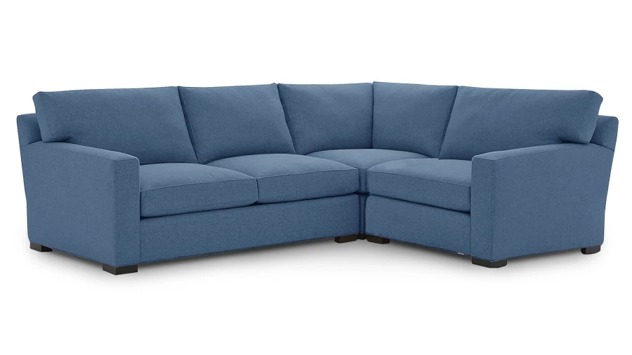 Угловой диван - аналог IKEA KIVIK, 237х191х90 см, синий (изображение №1)