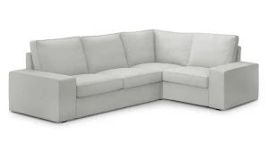 Угловой диван - аналог IKEA HOIMSUND, 246х201х90 см, светло-серый