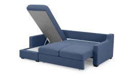 Диван - аналог IKEA KIVIK, 221х153х90 см, синий