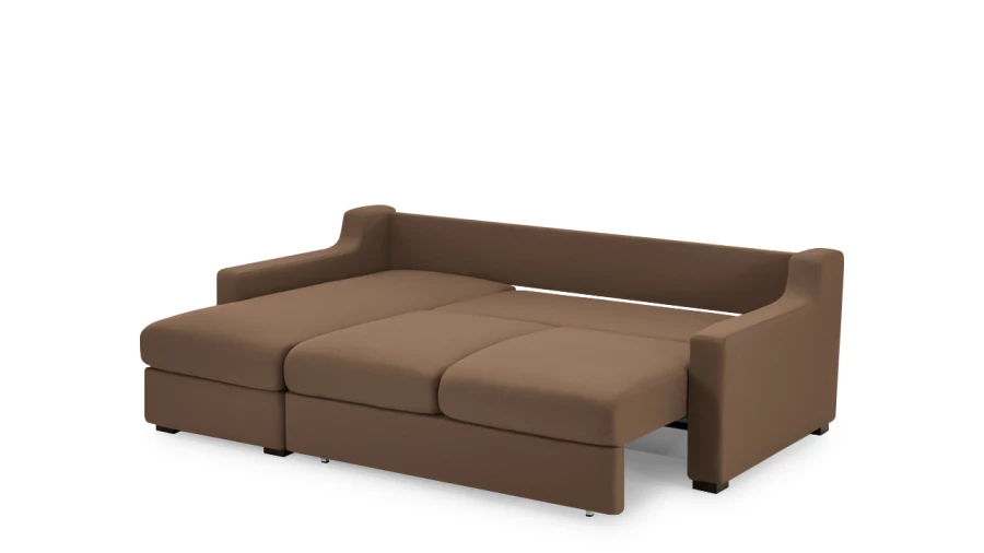 Диван - аналог IKEA KIVIK, 221х153х90 см, коричневый (изображение №5)
