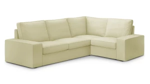 Угловой диван - аналог IKEA HOIMSUND, 246х201х90 см, бежевый