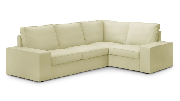Угловой диван - аналог IKEA HOIMSUND, 246х201х90 см, бежевый (изображение №1)