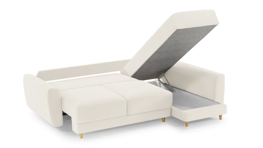 Диван - аналог IKEA FRIHETEN, 230х186х90 см, белый (изображение №8)