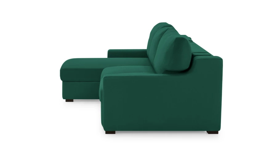 Диван - аналог IKEA KIVIK, 221х153х90 см, зеленый (изображение №3)