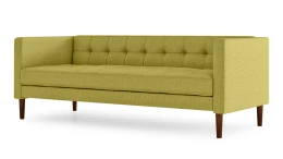 Диван - аналог IKEA ASKESTA, 186х76х67см, зелено-желтый