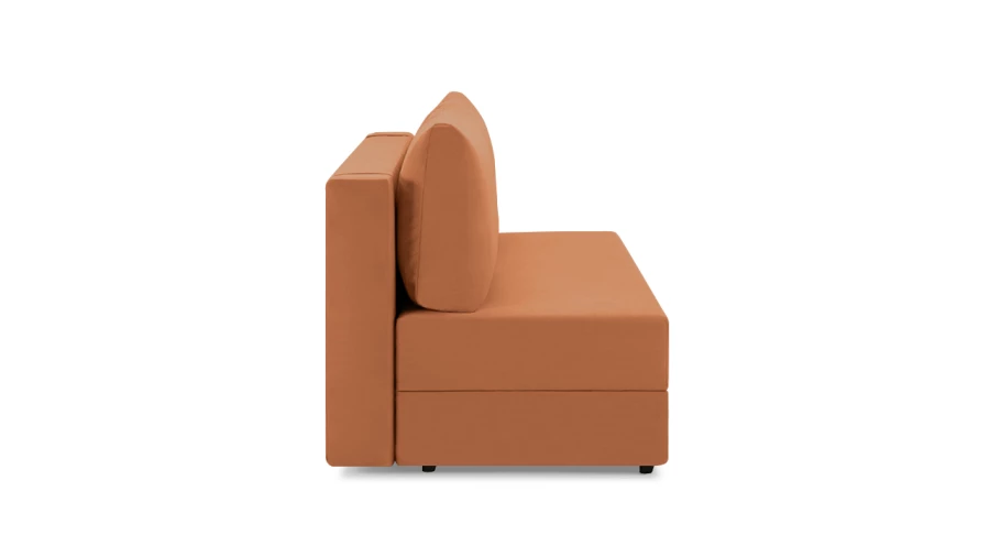 Диван - аналог IKEA VILASUND, 200х93х100 см, оранжевый (изображение №5)