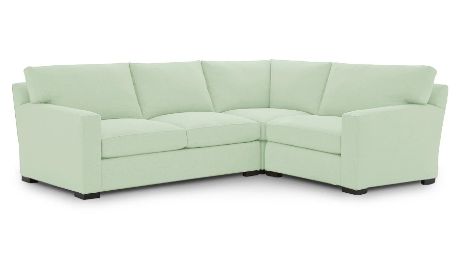 Угловой диван - аналог IKEA KIVIK, 237х191х90 см, салатовый (изображение №1)