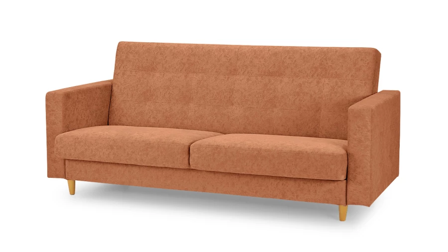 Диван - аналог IKEA LANDSKRONA, 231х107х100 см, оранжевый (изображение №1)