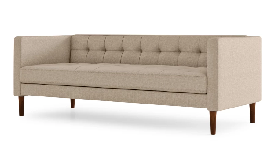Диван - аналог IKEA ASKESTA, 186х76х67см, бежевый (изображение №1)
