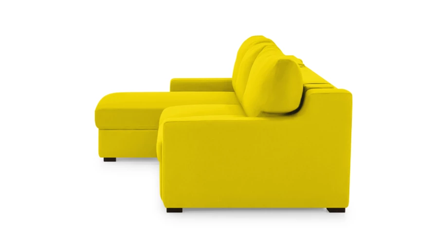 Диван - аналог IKEA KIVIK, 221х153х90 см, желтый (изображение №3)